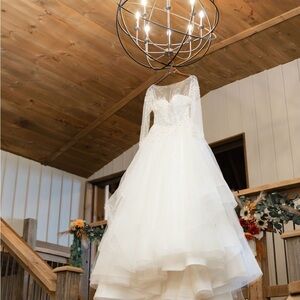 Hayley Paige Occasions White Wedding Ball gown